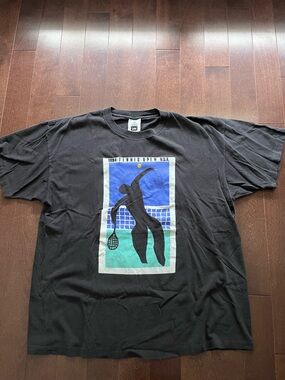 Vintage Matisse Art Style 1994 Tennis Open USA Lee 90’s RARE Graphic Tee Size XL
